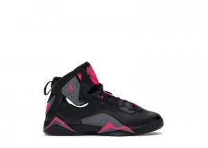 Jordan True Flight Black Dark Grey Deadly Pink (GS)