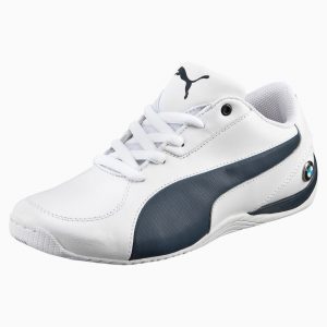 Puma BMW Motorsport Drift Cat 5 Leather Youth Weiß/Blau (360965-02)