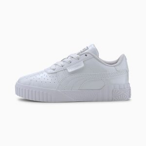 Puma Cali Patent Mädchen  Weiß (372529-01)