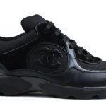 Chanel Low Top Trainer CC Triple Black Leather