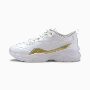 Puma Cilia Patent Youth Gold/Grau/Weiß (371629-01)