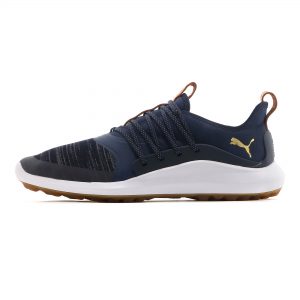 Puma IGNITE NXT SOLELACE Golfschuh Blau/Gold (192224-02)
