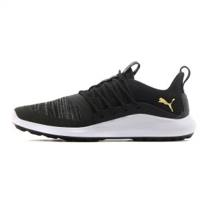Puma IGNITE NXT SOLELACE Golfschuh Schwarz/Gold (192224-01)