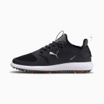 Puma IGNITE PROADAPT Caged Golfschuhe Schwarz/Silber (192223-02)