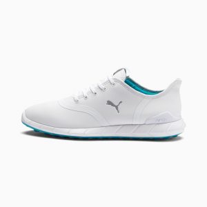 Puma IGNITE Statement Low Golfschuhe Weiß/Grau (192432-03)