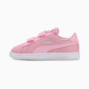 Puma Smash v2 Glitz Glam Mädchen  Rosa (367378-19)