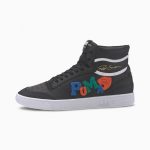 Puma Ralph Sampson Mid Badges  Weiß/Schwarz/Grau (371769-02)