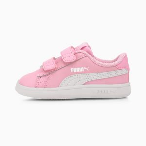Puma Smash v2 Kinder Rosa/Weiß (365174-24)
