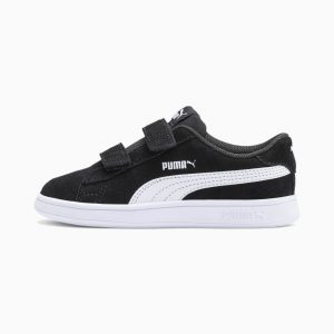 Puma Smash v2 Suede Schwarz/Weiß (365178-01)
