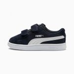 Puma Smash v2 Suede Blau/Weiß (365178-02)