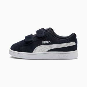 Puma Smash v2 Suede Blau/Weiß (365178-02)