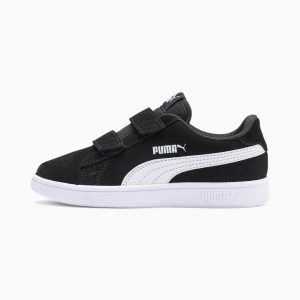 Puma Smash v2 Suede Schwarz/Weiß (365177-01)