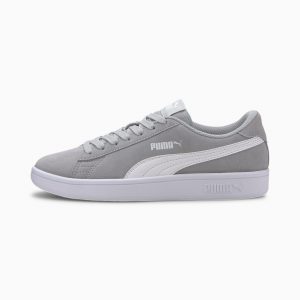 Puma Smash v2 Suede Youth Grau/Weiß (365176-21)