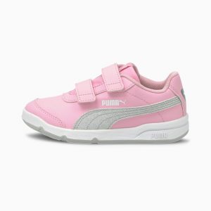 Puma Stepfleex 2 SL VE Glitz Mädchen  Rosa/Grau/Silber (193621-03)