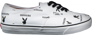 Vans Authentic Supreme x Playboy White