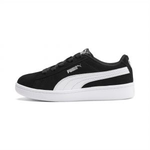 Puma Vikky v2 Suede Schwarz/Weiß/Silber (370511-01)