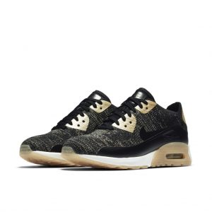 Nike Air Max 90 Ultra Flyknit Metallic Gold (W)