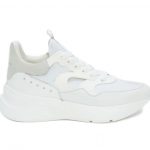 Alexander McQueen Oversized Runner White Silver