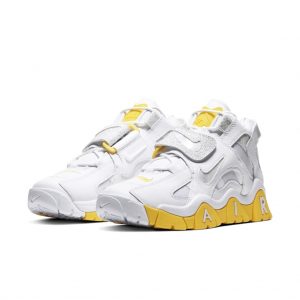 Nike Air Barrage Mid White Chrome Yellow (W)