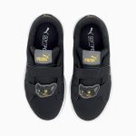 Puma Smash v2 Animals Kinder  Schwarz/Grau (373185-03)