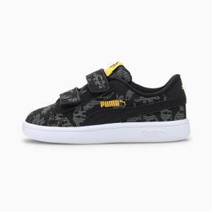 Puma Smash v2 Archeo V Schwarz/Grün (373139-01)