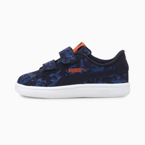 Puma Smash v2 Archeo V Blau (373139-02)