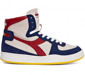 Diadora Heritage X Mark McNairy Mi Basket Canvas Herren Sneaker  beige (201.174798-25020)
