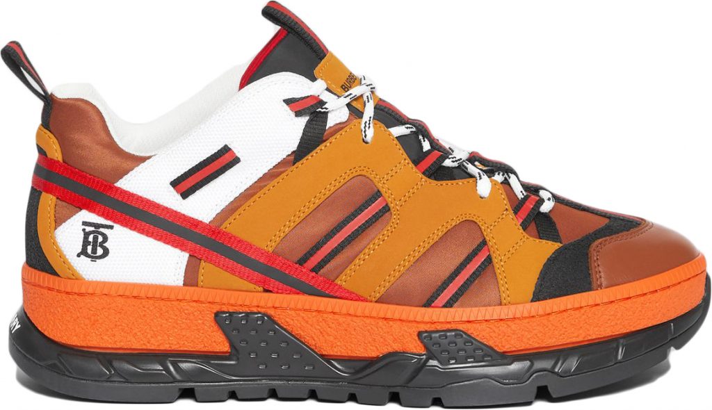 Burberry Nylon and Nubuck Union Orange