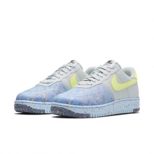 Nike WMNS Air Force 1 Crater Pure Platinum Barely Volt (2020) (CT1986-001)
