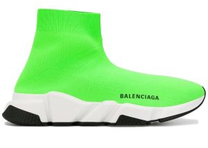 Balenciaga Speed Trainer Green Black Sole (W)