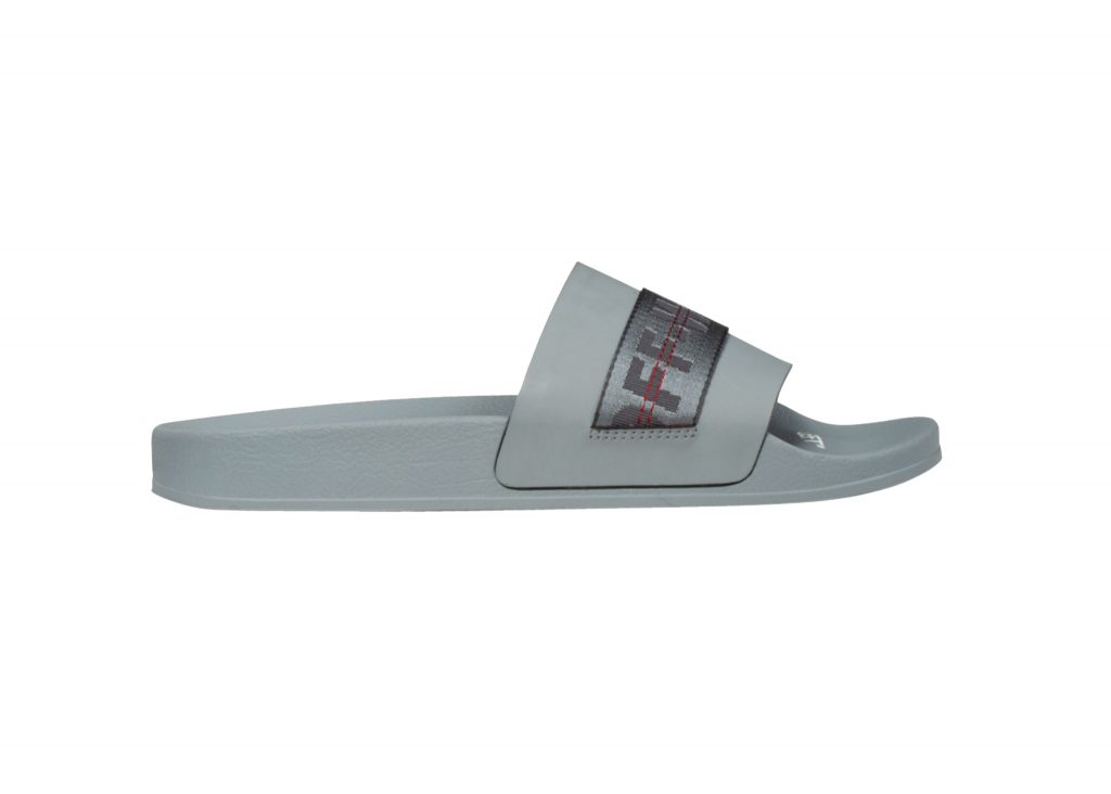 Off-White Industrial Slides Medium Grey