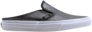 Vans Classic Slip On Mule Embossed Leather Grey