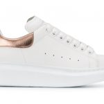 Alexander McQueen Oversized White Rose Gold (W)