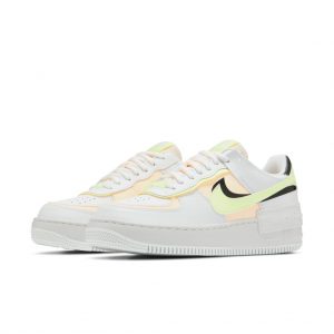 Nike Air Force 1 Shadow Summit White Barely Volt Crimson Tint (W)