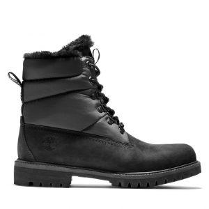 Timberland Heritage Kunstfellstiefel Schwarz (A2P2V001)