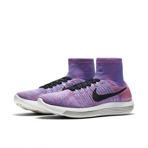 Nike Lunarepic Flyknit Hot Punch/Black-Aluminum (W)