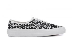 Vans Authentic Comme des Garcons Black Heel Tab (Curved Rubber)