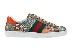 Gucci Ace x Disney Huey, Dewey, Louie Print