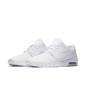 Nike SB Stefan Janoski Max Skateboardschuh – Weiß Weiß (631303-114)