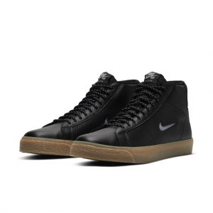 Nike SB Zoom Blazer Mid Premium Skateboardschuh – Schwarz Schwarz (CU5283-001)