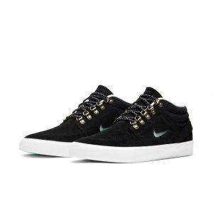 Nike SB Zoom Stefan Janoski Mid Premium Skateboardschuh – Schwarz Schwarz (CZ0451-001)
