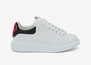 Alexander McQueen Oversized White Red Heart (W)