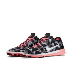 Nike Free 5.0 TR Fit 5 Print Black/White-Lava Glow (W)