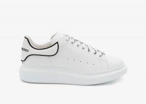 Alexander McQueen Oversized White Black Trim