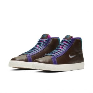 Nike SB Zoom Blazer Mid Premium Skateboardschuh – Braun Braun (CU5283-201)