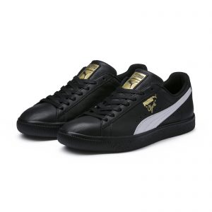 Puma Clyde Core Foil Black White