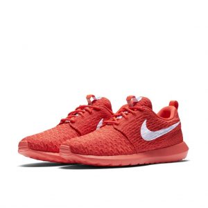 Nike Roshe NM Flyknit Bright Crimson/White-University Red (W)