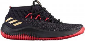 adidas Dame 4 Black Gold Scarlet