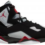 Jordan True Flight Black Varsity Red Wolf Grey