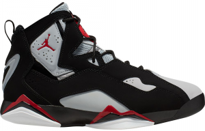 Jordan True Flight Black Varsity Red Wolf Grey